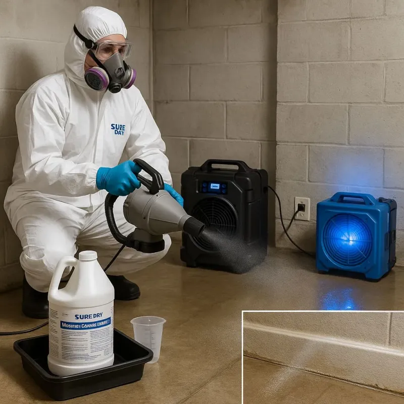 Sanitization and Odor Removal process in Kitty Hawk, NC